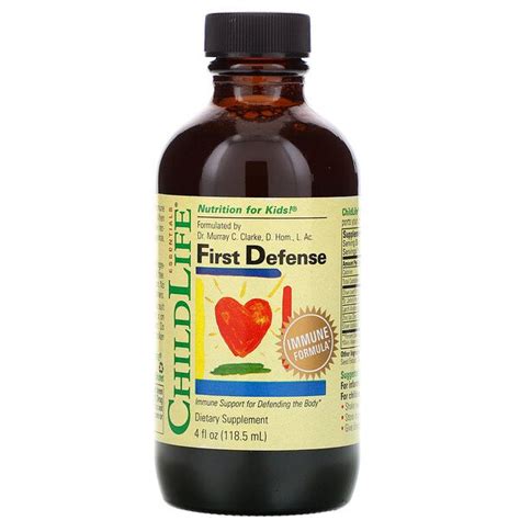 ChildLife Essentials First Defense, 4 Fl Oz (Best by: March 2026).